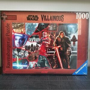 Ravensburger Villainous Star Wars 1000 piece Puzzle | Kylo Ren | NIB